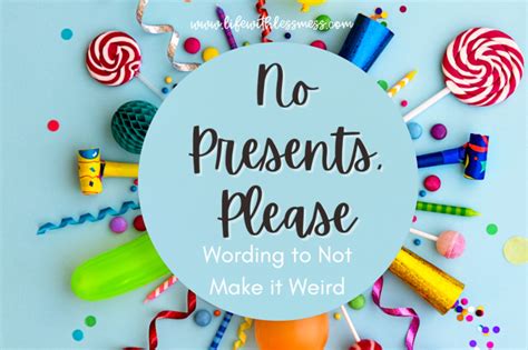 donations instead of birthday gifts|25 Ways to Word ‘In Lieu of Gifts’ in an Invitation.